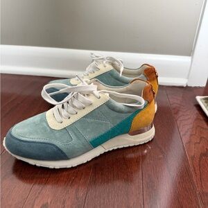 Marc Nolan Colorful Suede Sneakers